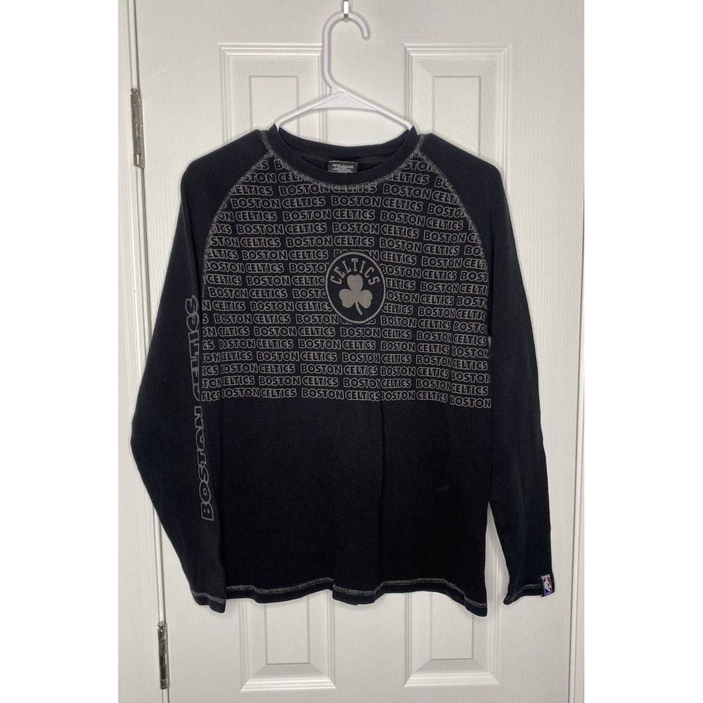 UNK NBA‎ Boston Celtics Long Sleeve Thermal Shirt Black Large